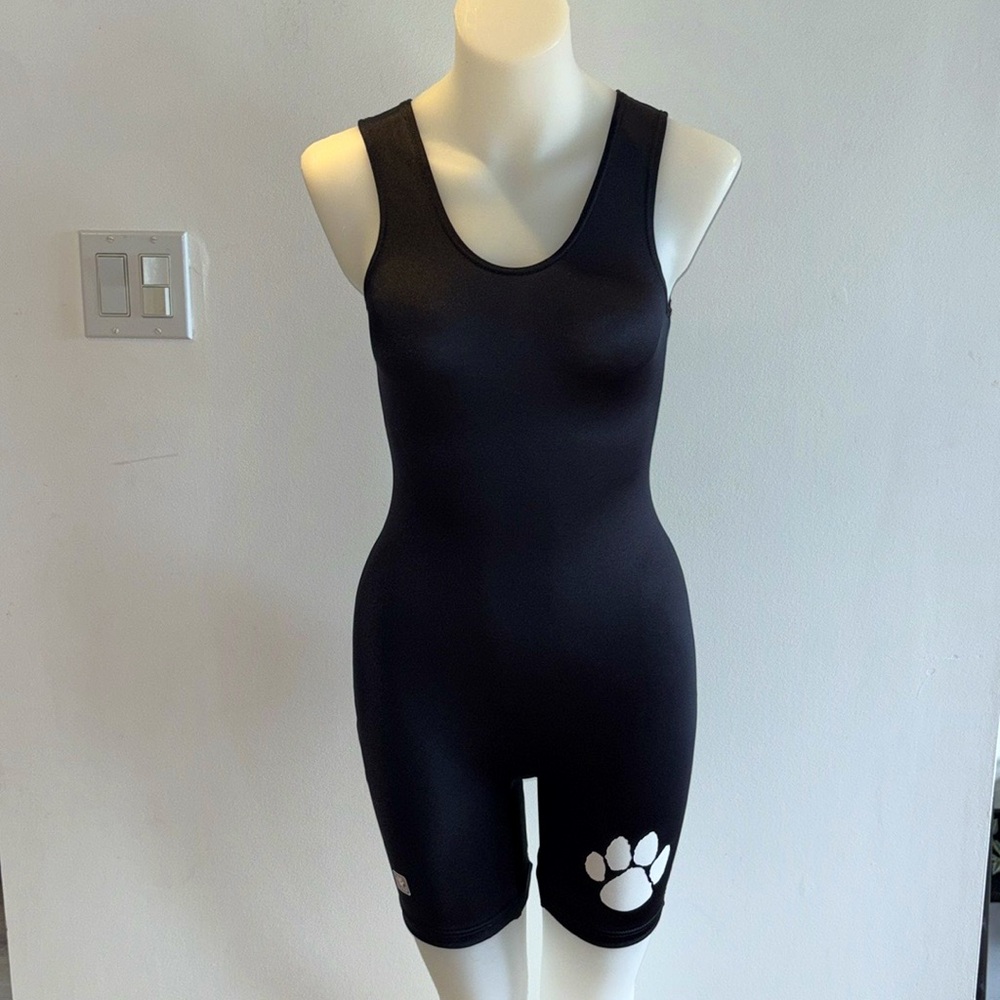 BRUTE CY-FAIR Paw Print Black Bodysuit